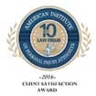 2016 Client Satisfaction Award